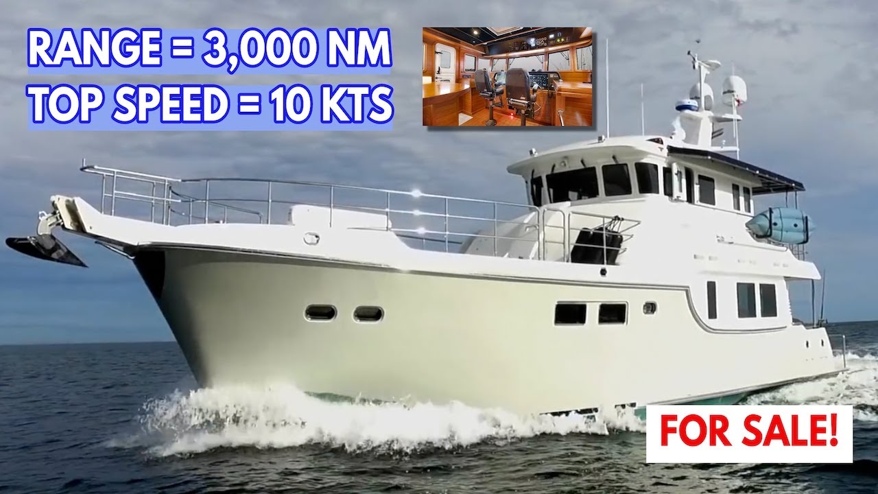 $2.995M NORDHAVN 63 Liveaboard TRAWLER YACHT For Sale! | M/Y 'Amnesia'