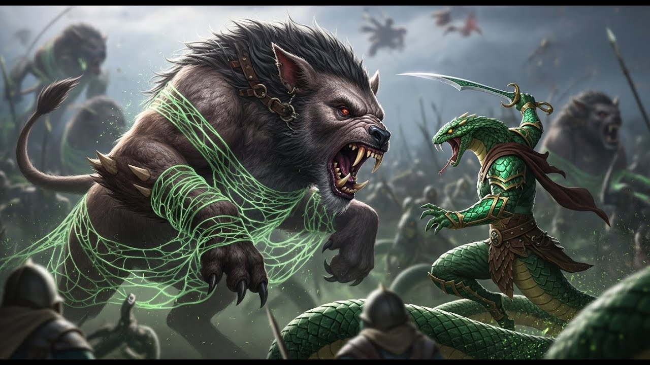 Viperis’ Serpent Net: 530 Warg Pack vs 2,100 Serpent Warriors - Who Wins?