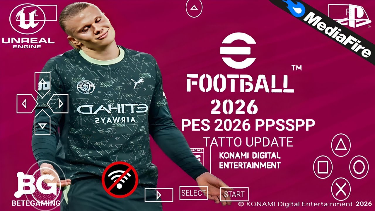 eFootball PES 2026 PPSSPP Android Offline PS5 Camera | Полное обновление eFootball 2026 PSP и Pla...