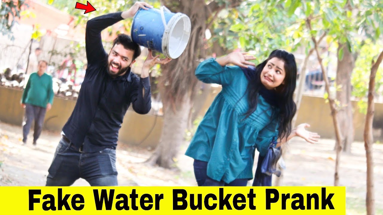 Fake Water Bucket Prank | 