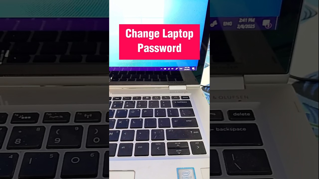How to change laptop windows 10/11 password