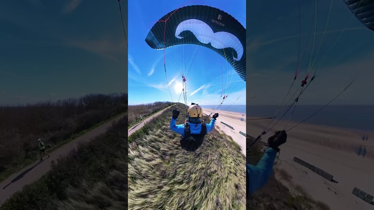 Coastal soaring - Zoutelande (Netherlands) #shorts