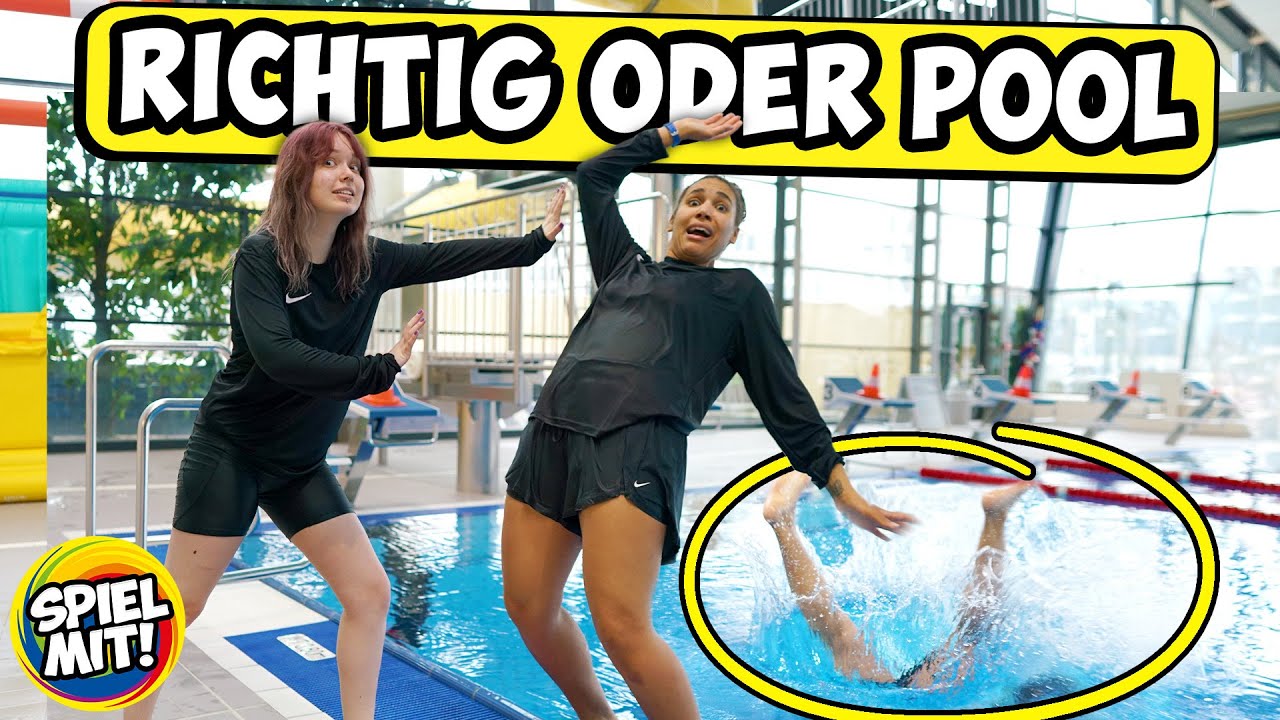 RICHTIG ODER POOL!✅ 🌊
