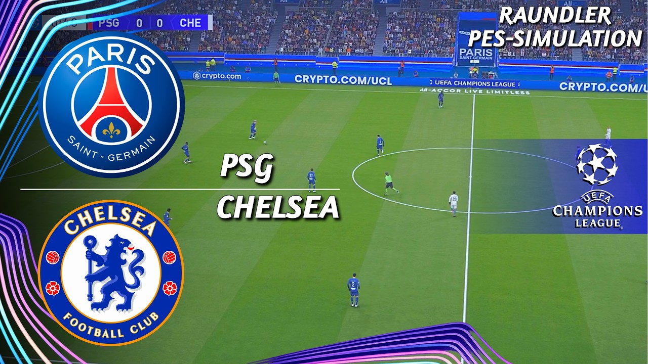 Paris Saint Germain vs Chelsea | UEFA Champions League | Round of 16 | PES 2021 Simulation