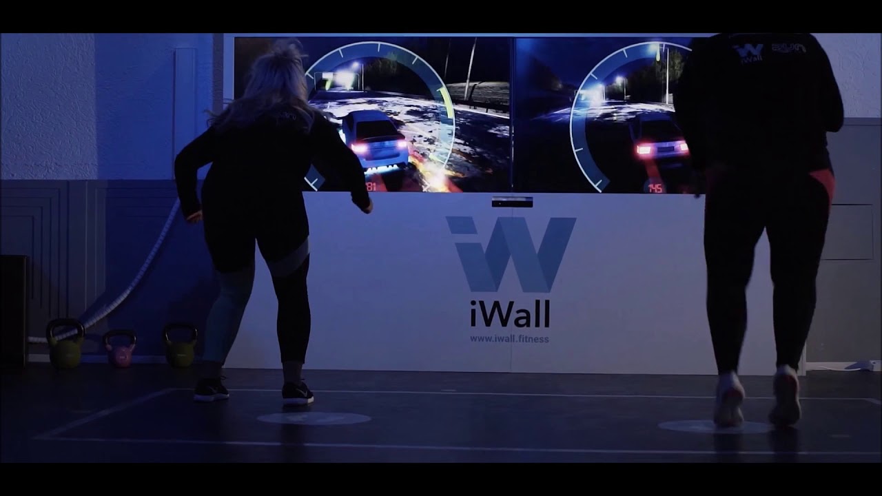 iWall 2.0 Interactive Fitness Gaming - Supplied by Exergame Solutions