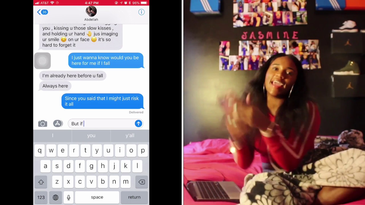 I WANT YOU BACK SONG LYRIC PRANK ON EX-BOYFRIEND ( HE SAYS YES!!)