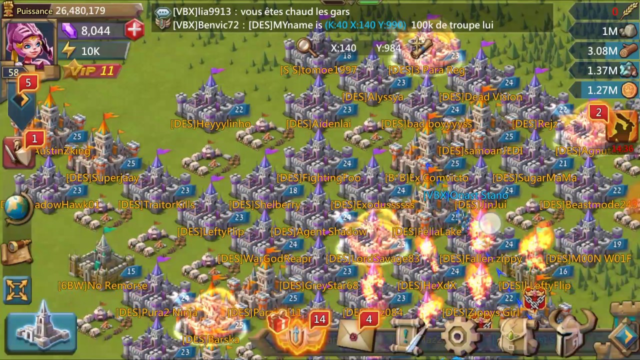 LORDS MOBILE : Attaque de ruche