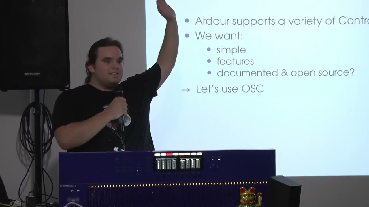 Sonoj 2023:  (Not) Using OSC to Control Ardour from a MIDI Keyboard