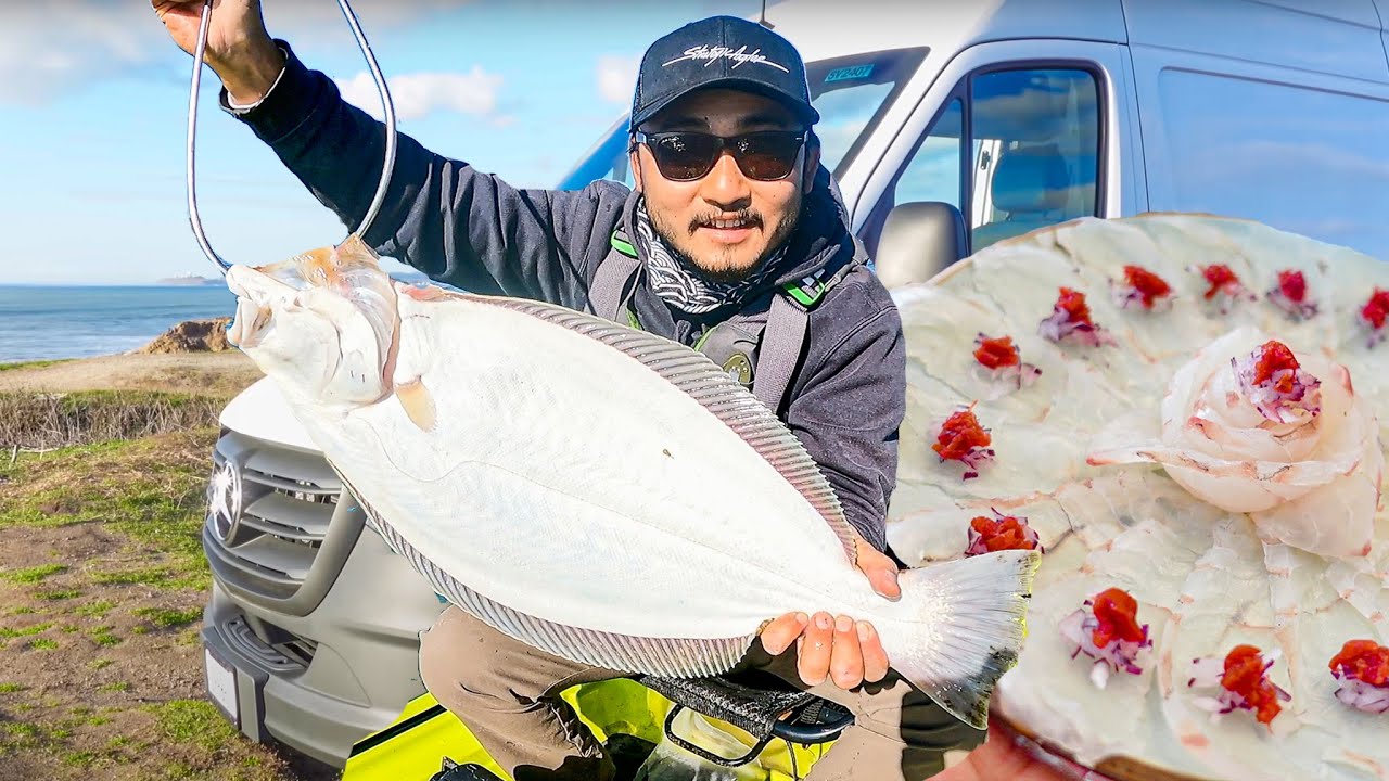 Fillet&Sashimi Halibut in My Van | Fish to Dish