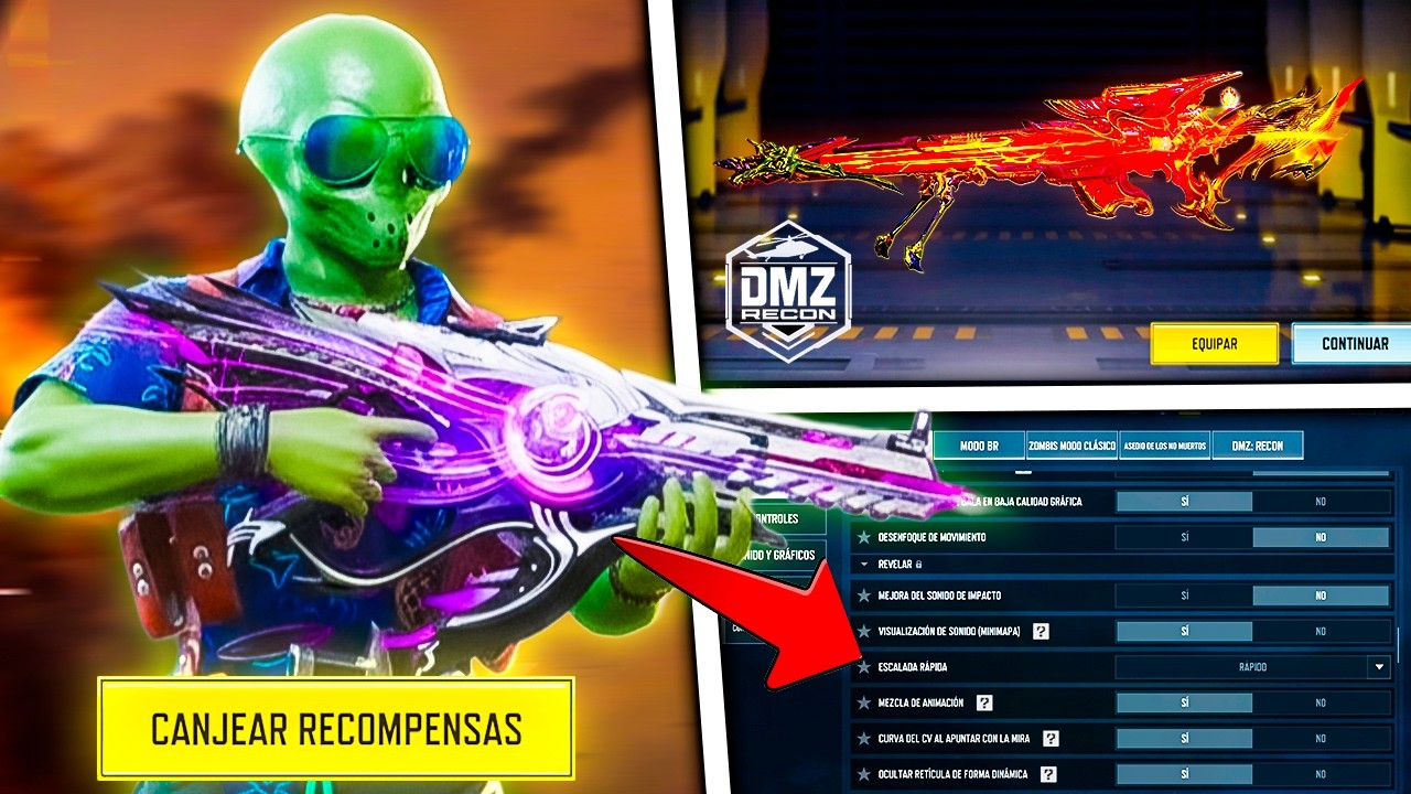 SKINS GRATIS + Configuraciones que DEBES ACTIVAR en COD MOBILE