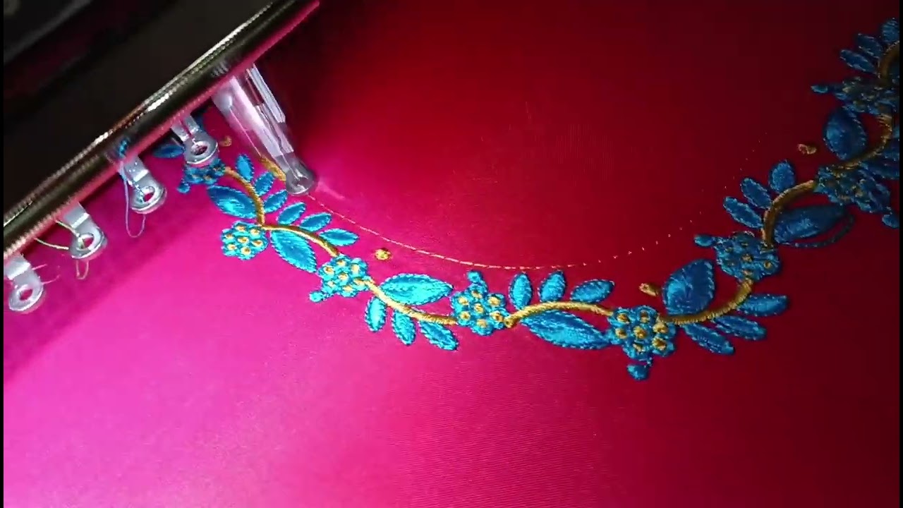 MGR 7G Embroidery design sewing machine 🪡🧵 