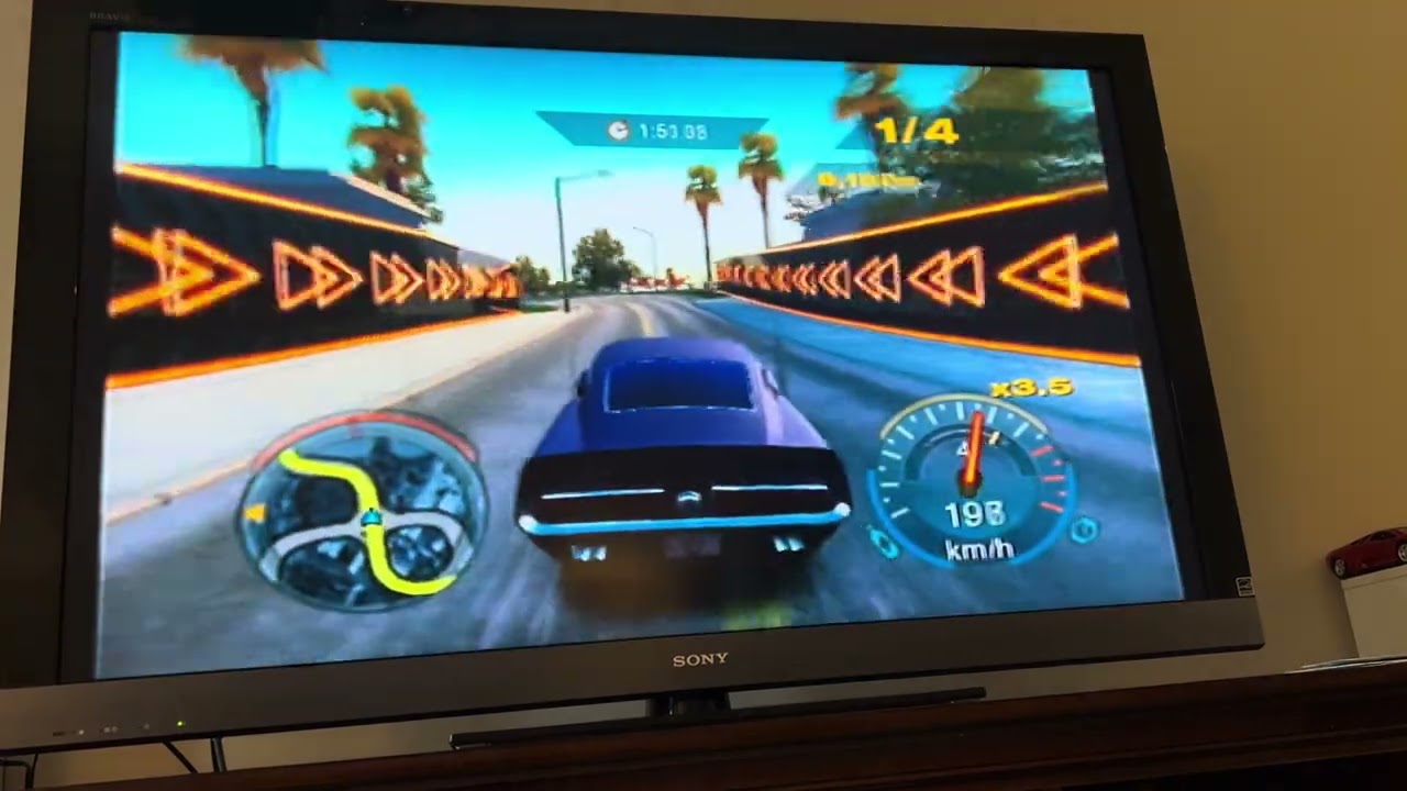 Need For Speed Undercover PS2 Timed Circuit Silver 14,753 Meters 