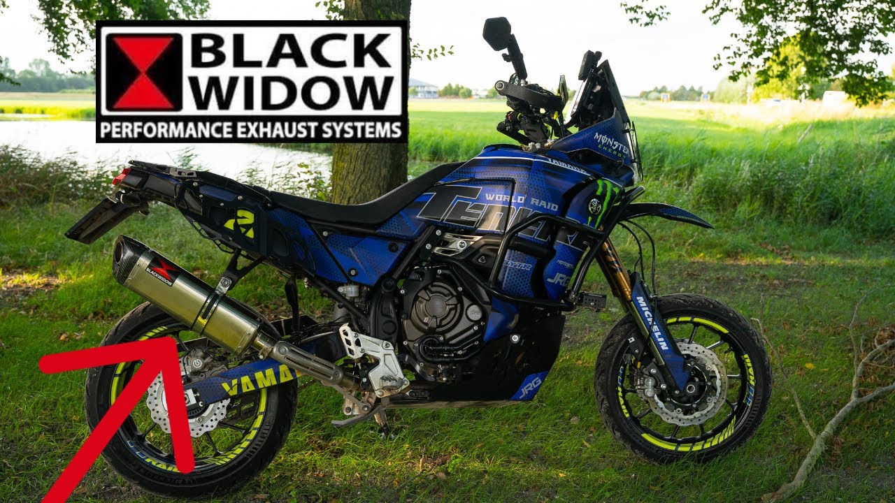 Yamaha T7 World Raid - FULL Black Widow Exhaust System
