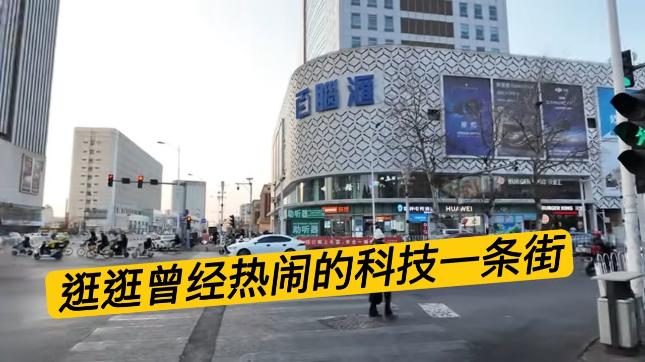 天津曾经的科技一条街，火爆当年的家乐福超市，走走看看二手房价格，鞍山西道，白堤路。