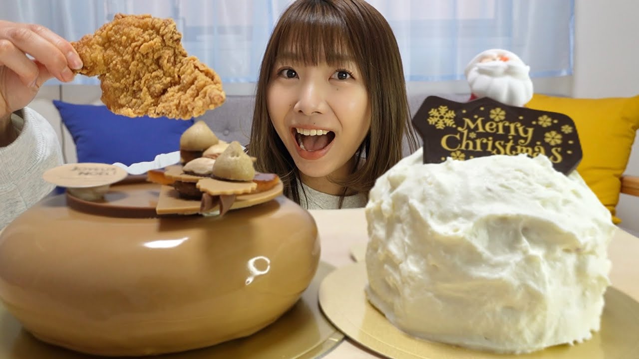クリスマスケーキを2台食べまくる！