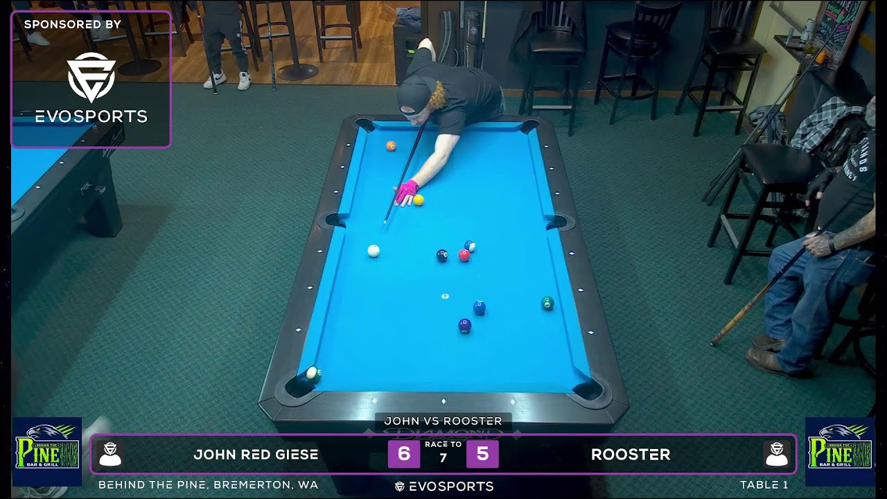 JOHN RED GIESE vs ROOSTER - BEHIND THE PINE - TABLE 1 | EvoSports