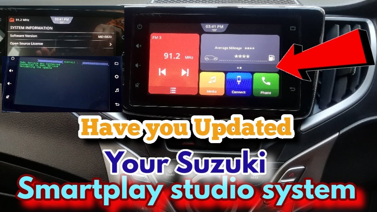 How to update suzuki smartplay studio system | Android auto | Torquentour