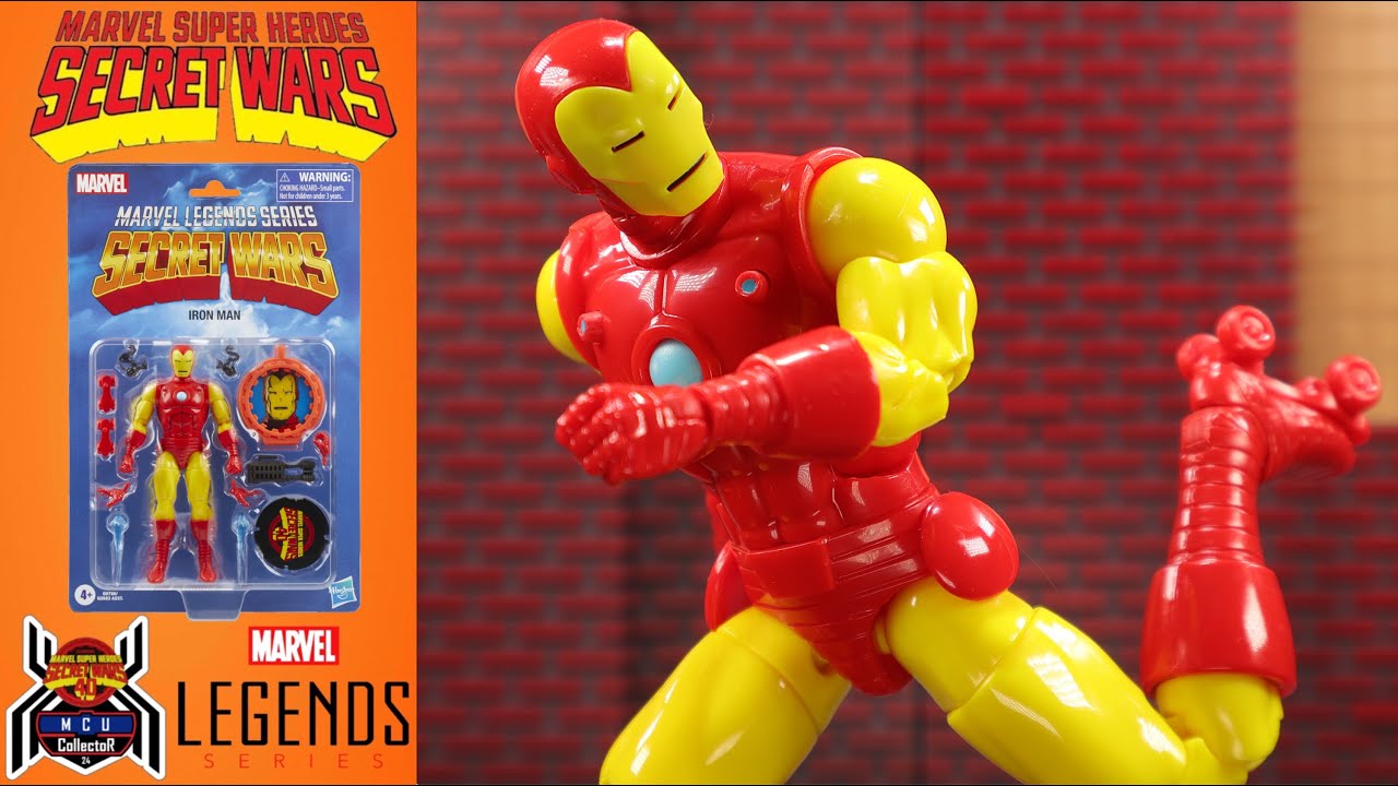 Marvel Legends IRON MAN Retro Secret Wars 40th Anniversary Comic Figure Review
