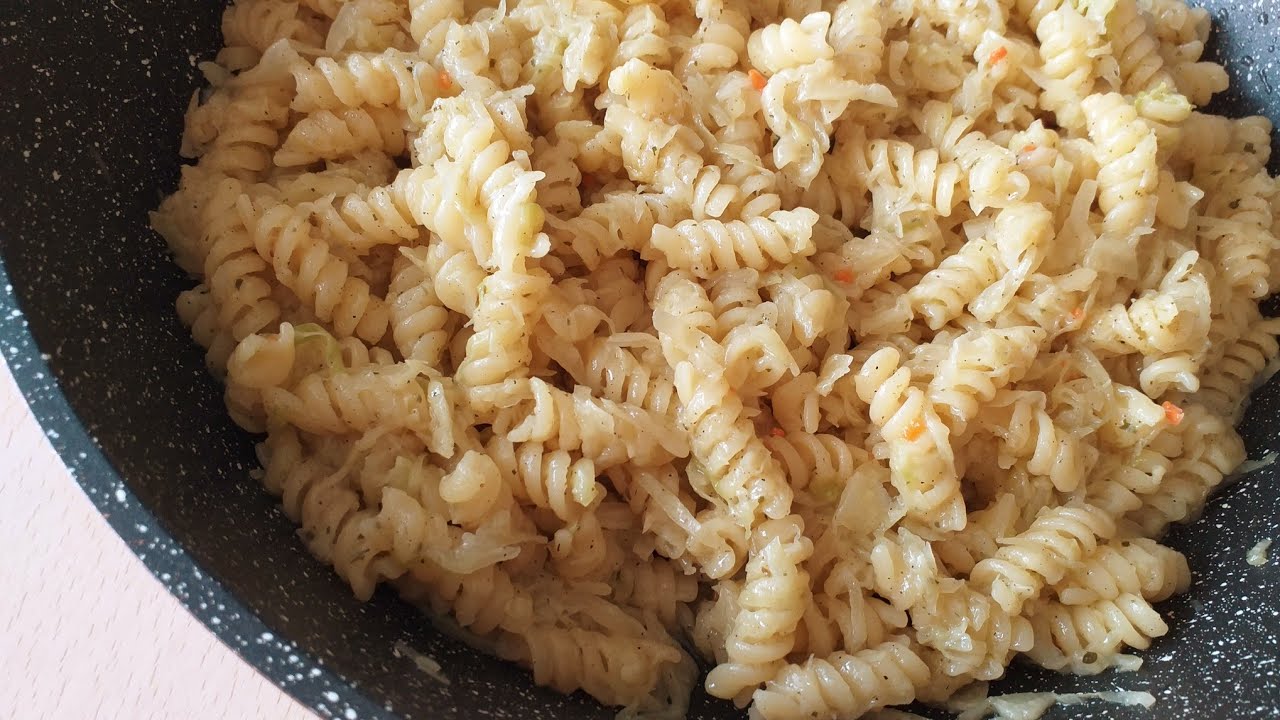 🌺 Testenina sa prženim kupusom - Pasta with fried cabbage 🌸