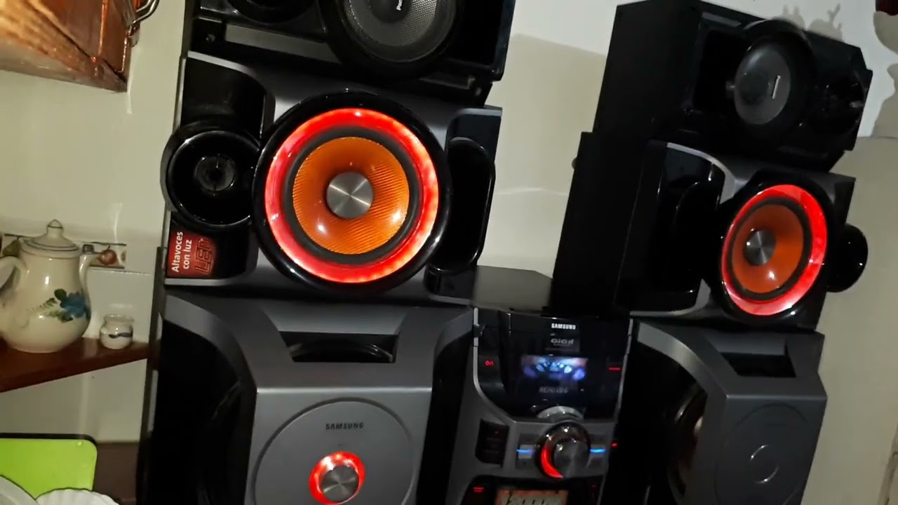Samsung giga sound 😎 con música hardstyle buenos bajos😎