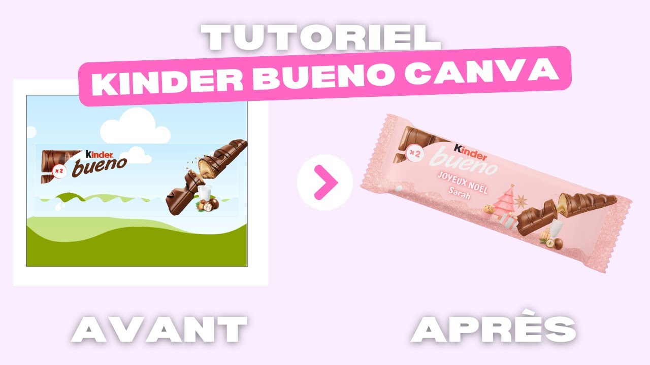 FORMATION GRATUITE PAPETERIE PERSONNALISEE CANVA (Tuto Kinder Bueno offert + astuces canva)