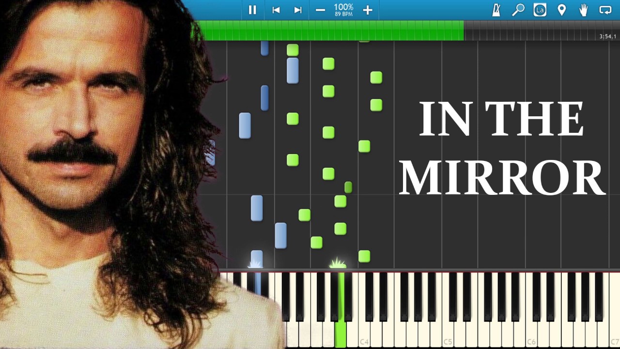 YANNI - IN THE MIRROR (SO BEAUTIFUL + HQ REAL GRAND PIANO + PIANO TUTORIAL)