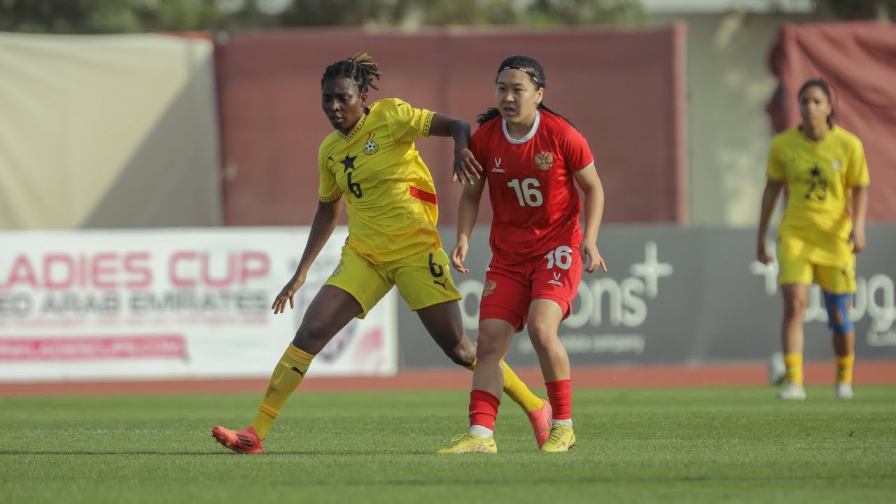 GHANA 🇬🇭 BLACK QUEENS vs RUSSIA 🇷🇺 (4-0) || FULL & EXTENDED HIGHLIGHTS & GOALS || PINK LADIES CUP