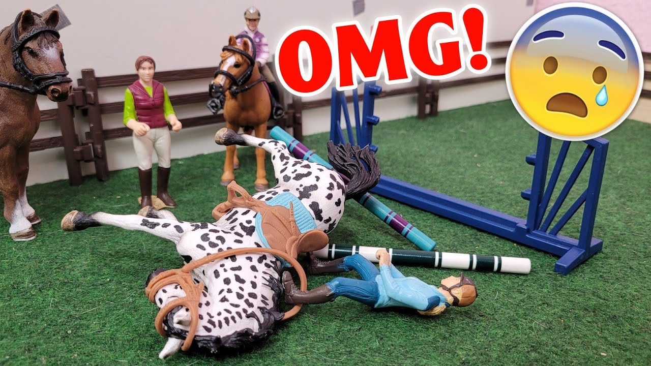 Zoes SCHLIMMER Unfall bei der Reitstunde 😰😵‍💫 Schleich