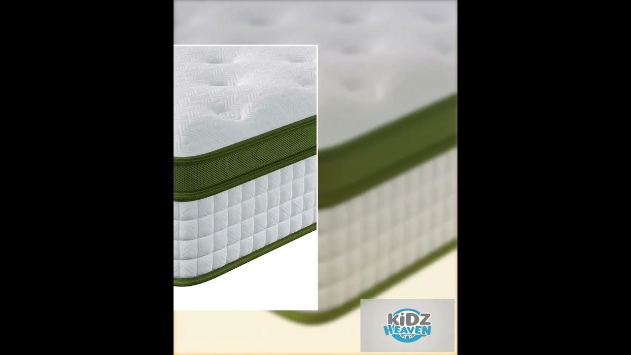 BedStory King Single Mattress 30cm Medium Firm Hybrid Mattress for Pressure Relief Motion Isolation