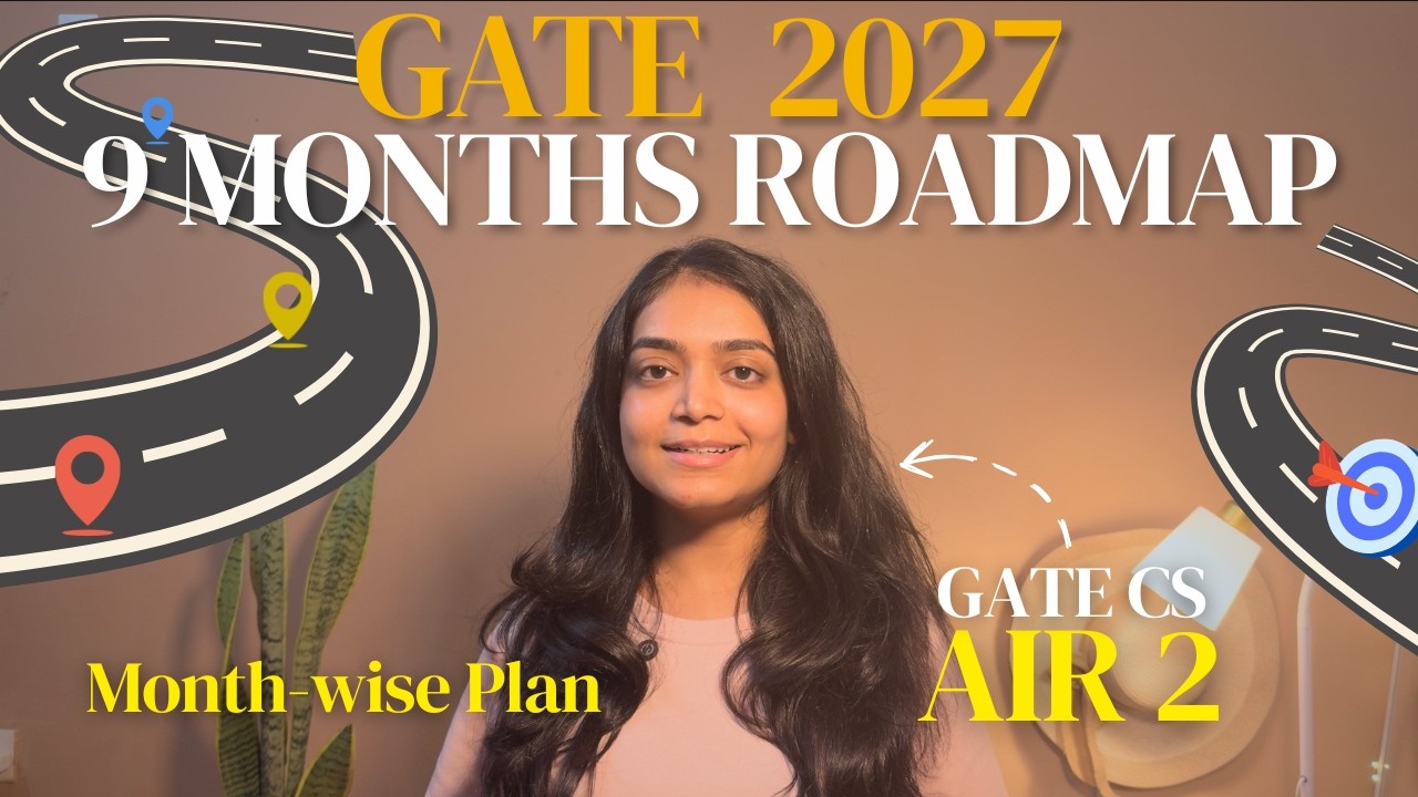GATE 2027: The Perfect 9-Month Roadmap (May to January)
