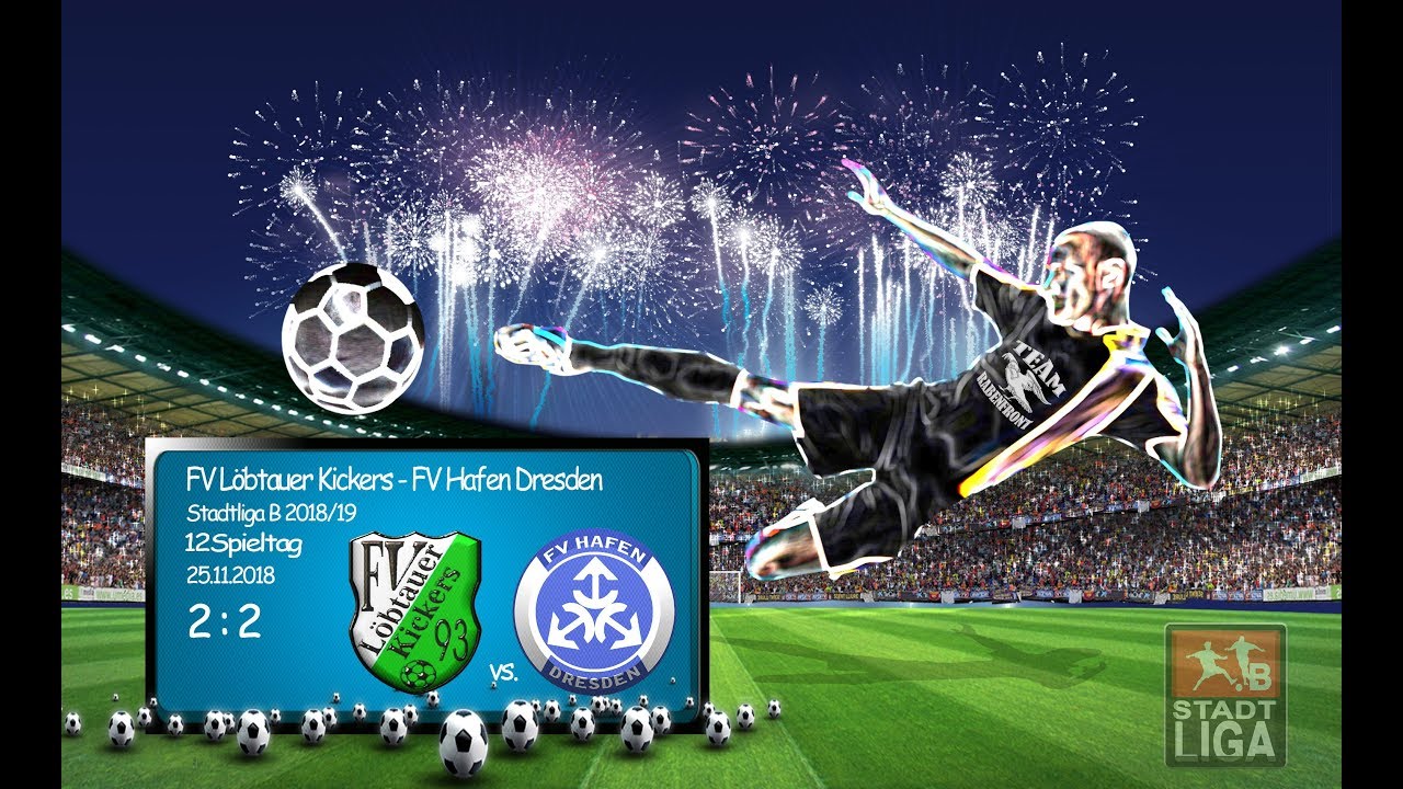 12.Spieltag / Stadtliga B - (2018/19) / FV Löbtauer Kicker - FV Hafen Dresden 2:2