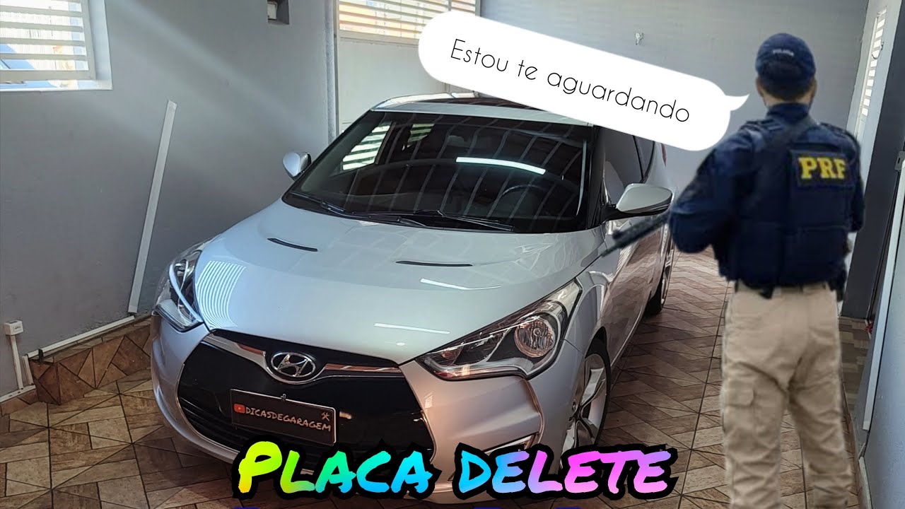COMO FAZER PLACA DELETE #dicasdegaragem #veloster