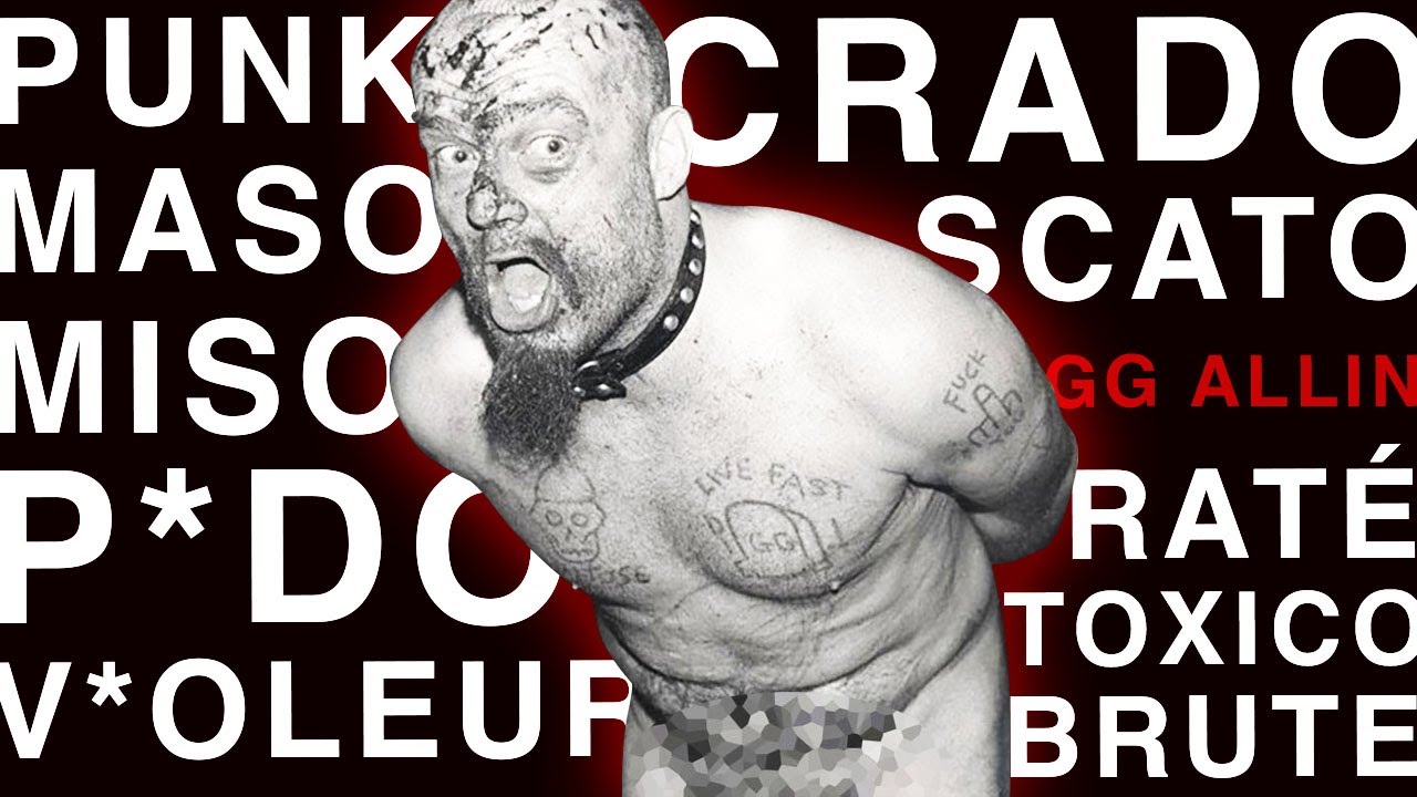 🎵 Le MUSICIEN le plus DANGEREUX : L'histoire de GG ALLIN, le PAPE de la CRASSE