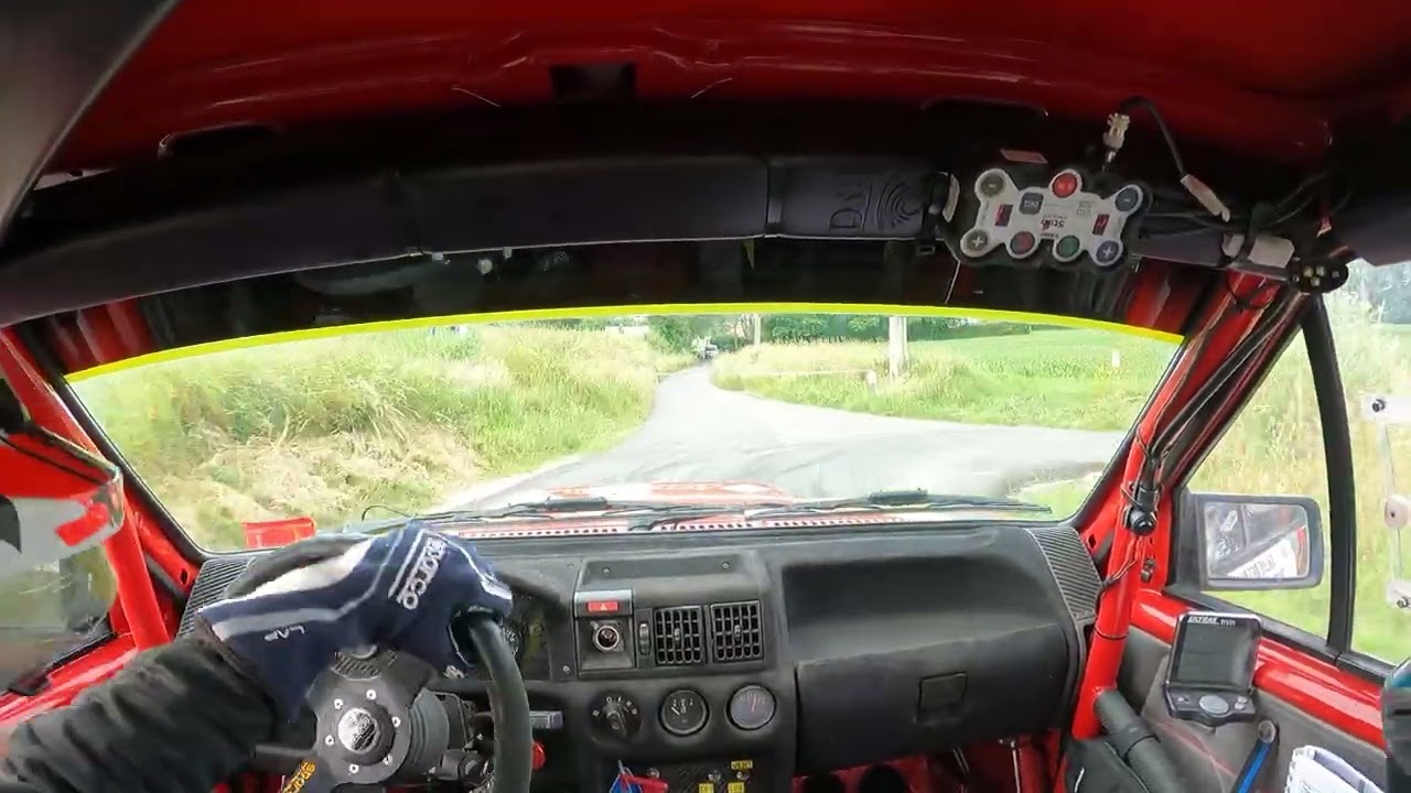 Rallye de la Haute Senne 2025 Es1 Calvaire Julien Delleuse et Alix Stevenaert Opel Corsa GrA