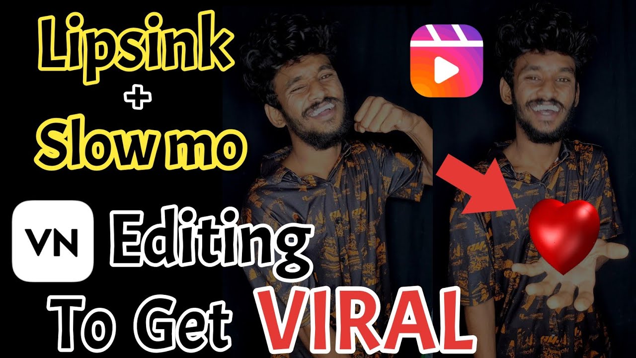 How to Edit Slow Motion video to get viral #instagramreels//lipsync with slomo Editing #Achyuthnanu