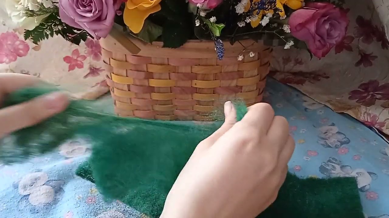 ASMR scour ripping // asmr sponge