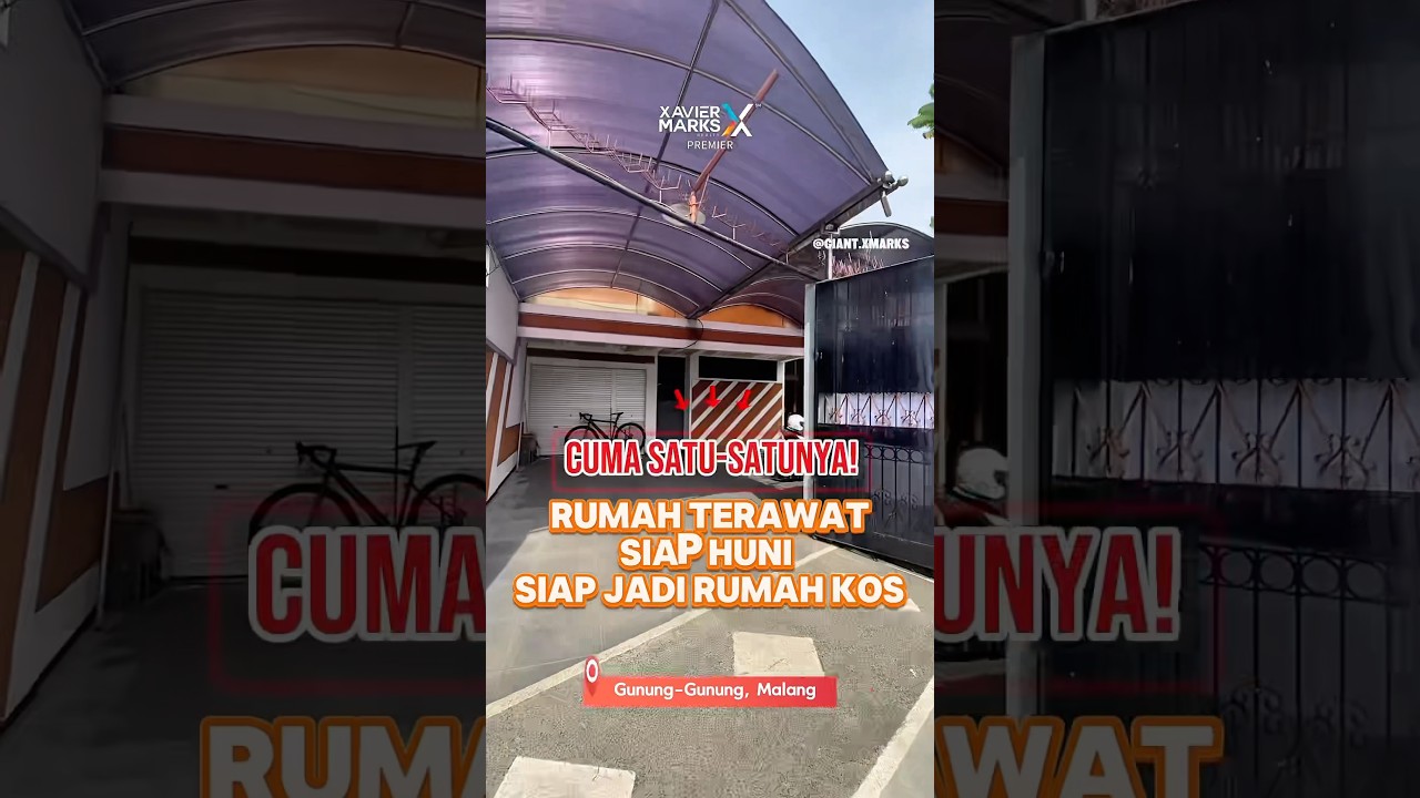 Terawat Strategis Area Kampus Cocok untuk Rumah kos di Malang #rumahmalang #rumahkost #rumahkos