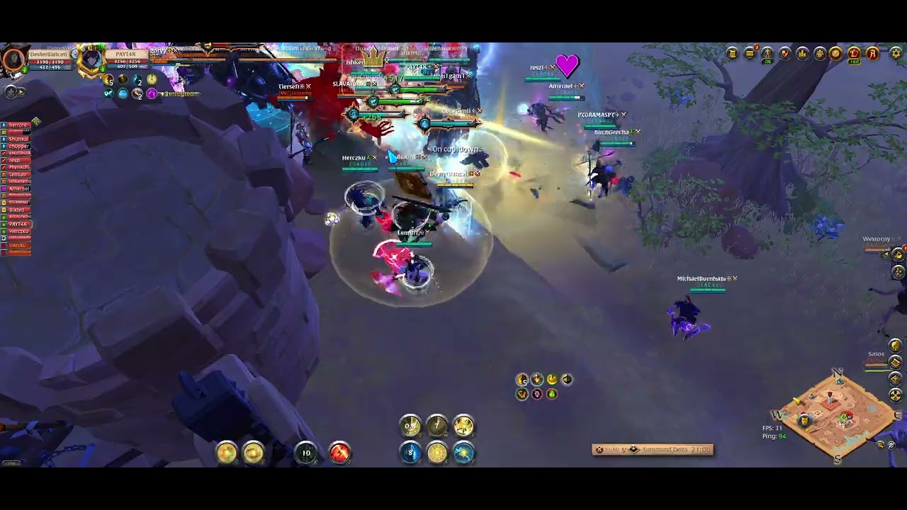 Albion Online Small Scale Fight C L A D E S vs XXX party #1