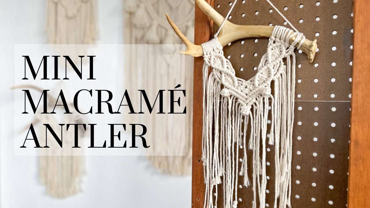 Decorate this Deer Antler with me | Creative Process | TUTORIAL-ish