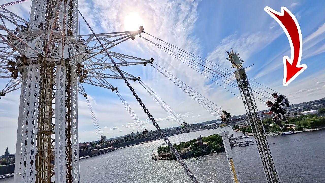 Die beiden drehen sich im 120 Meter Kettenkarussell KOMPLETT EIN! 😭