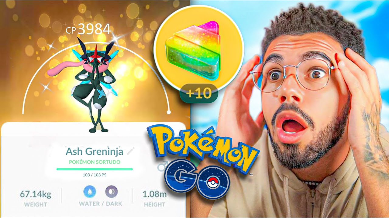 ASH *SHINY* GRENINJA ESTÁ ME ASSUSTANDO COM SUA CHEGADA… 😨😥🤯 