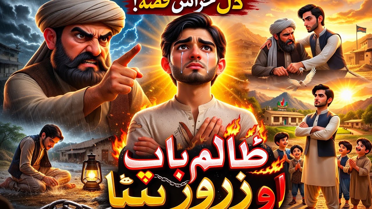   father and son (  زوی او پلار )  Rehan pashto cartoon