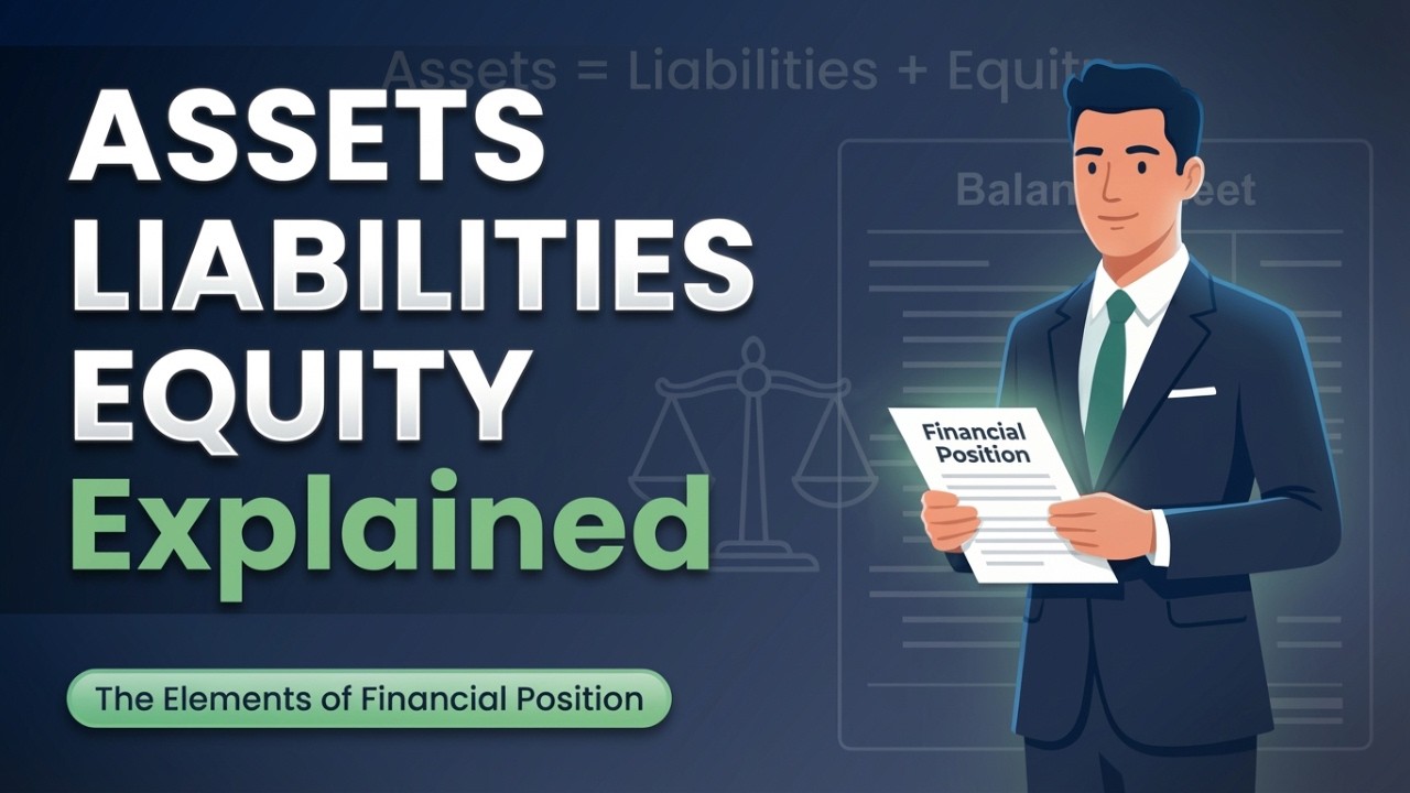 Assets, Liabilities & Equity Explained | The Elements of Financial Position
