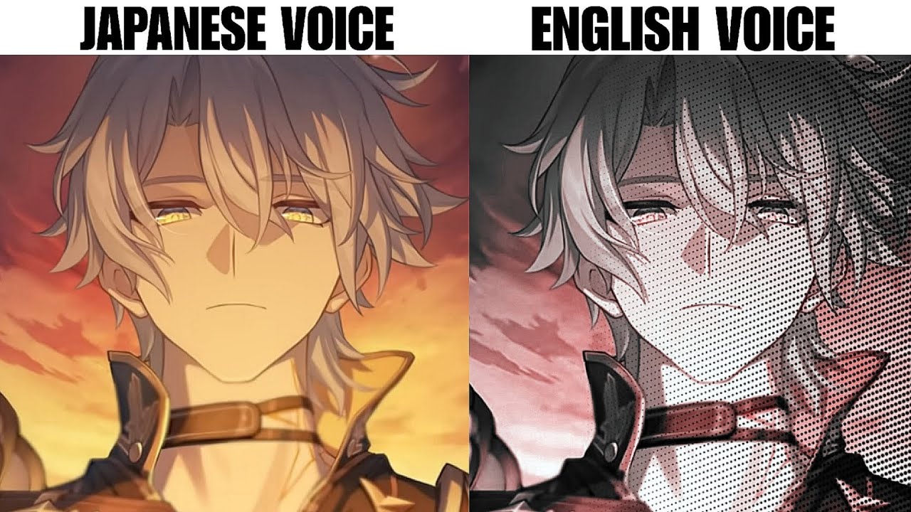Phainon "Sounds fell down" in Japanese and English has Different | Honkai:Star Rail
