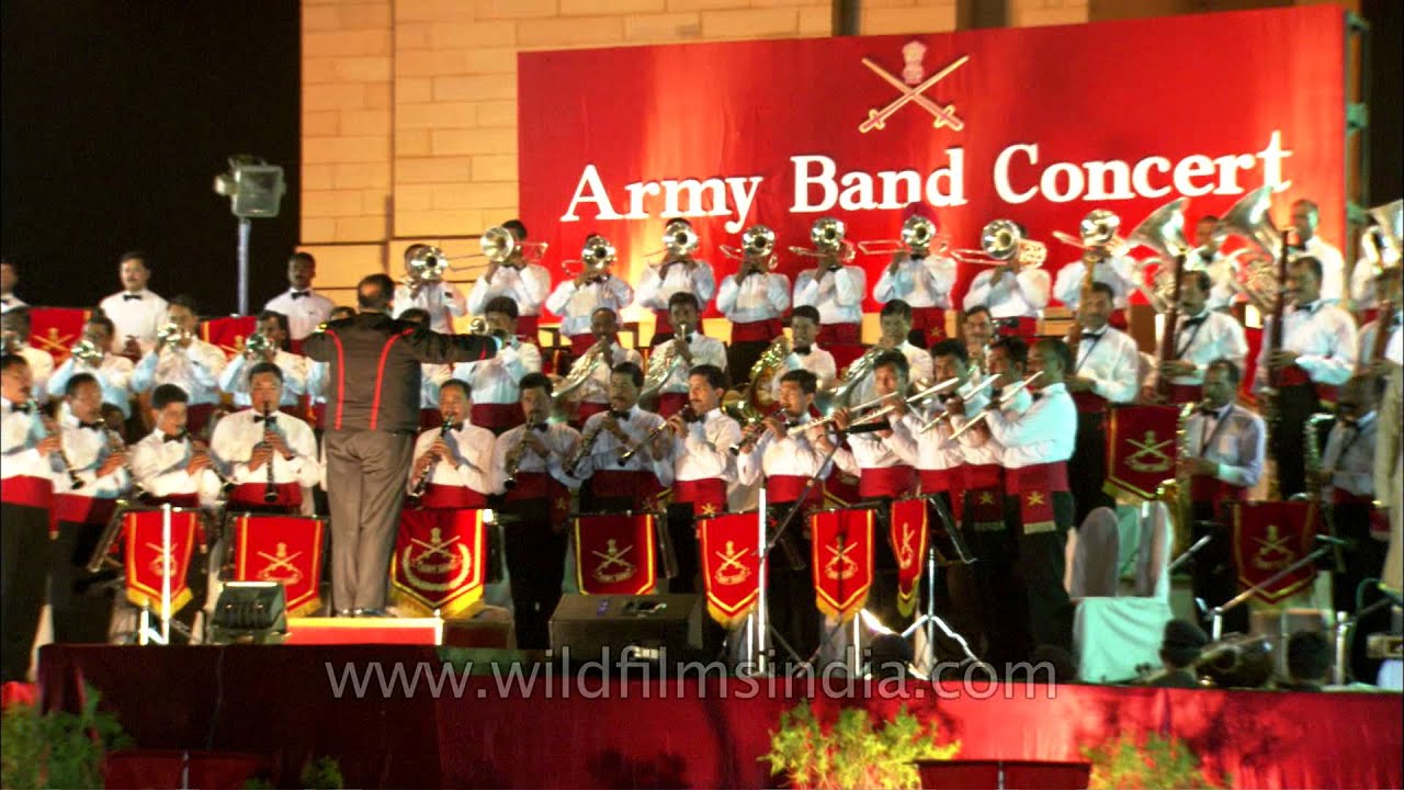 Army band concert at India Gate in New Delhi