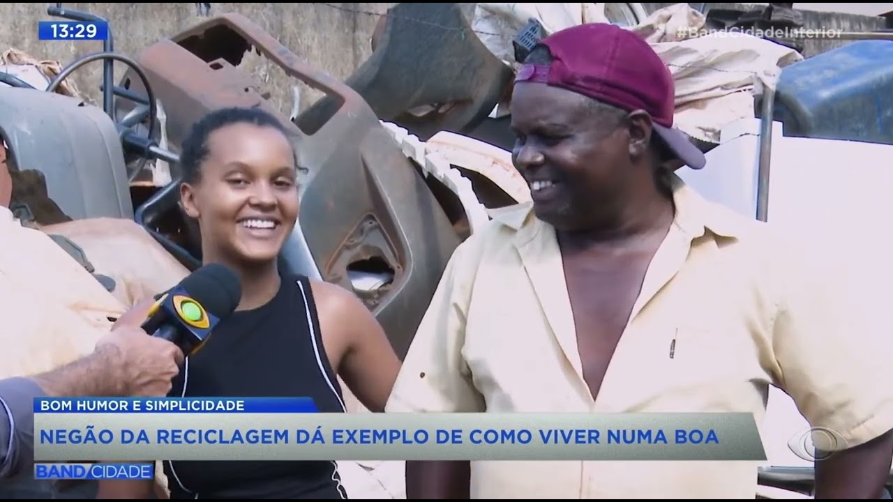 BOM HUMOR E SIMPLICIDADE! NEGÃO DA RECICLAGEM DÁ EXEMPLO DE COMO VIVER NUMA BOA