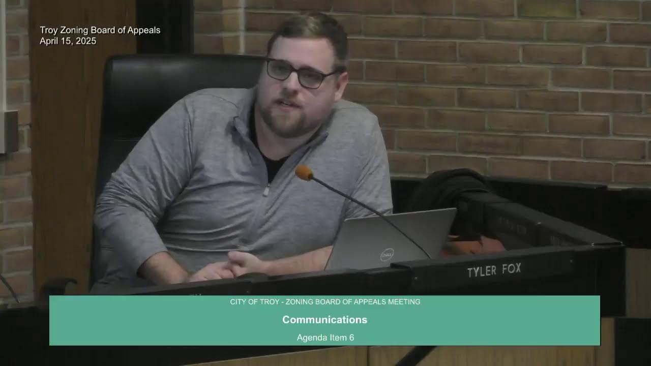Zoning Board of Appeals (ZBA) Meeting April 15, 2025