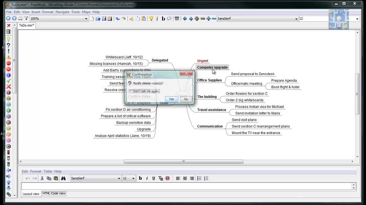 #1 - Mind Map as a Task List - Personal Productivity