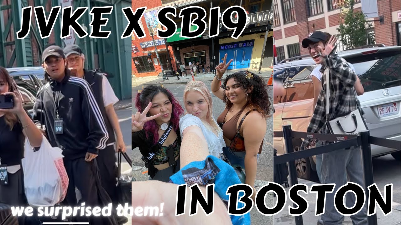 we flew to boston for 24 hours to see sb19 ONE LAST TIME | JVKE x SB19