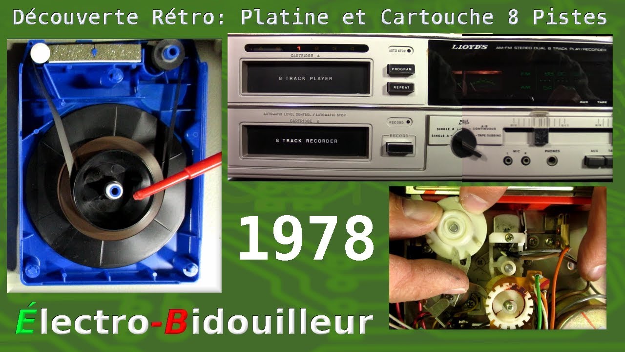 EB_#186 Découverte Rétro: Platine et Cartouche Audio 8 Pistes